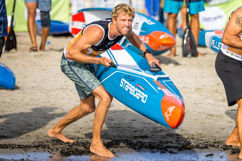starboard all star paddle board SUP race board connor baxter