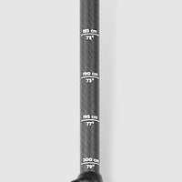 surftech x prana collab carbon adjustable paddle SUP soft t grip handle with height indicators