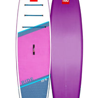 red paddle co ride purple 10'6 inflatable SUP paddle board